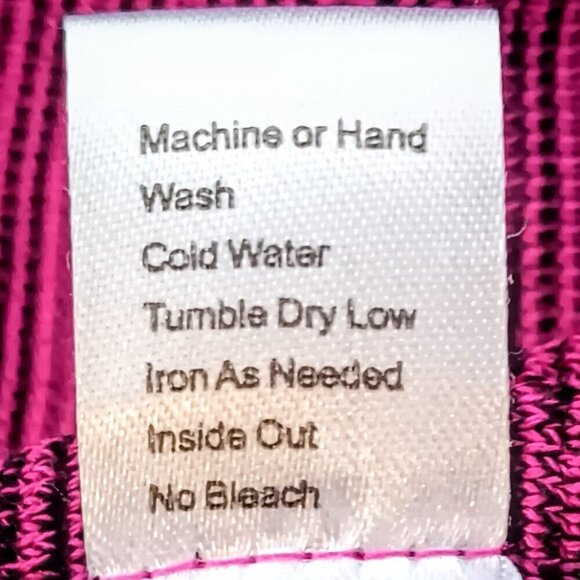 Ming Wang Magenta Pink Knit Cardigan Sweater - Picture 8 of 8